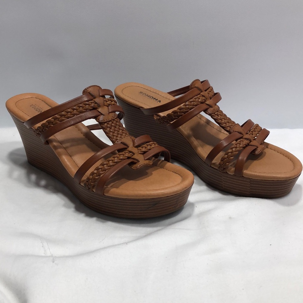 Sonoma Wedge Sandal, Style: SNXANDRA, Color: Brown